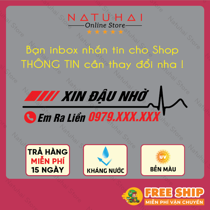 Decal xin đậu nhờ em ra liền